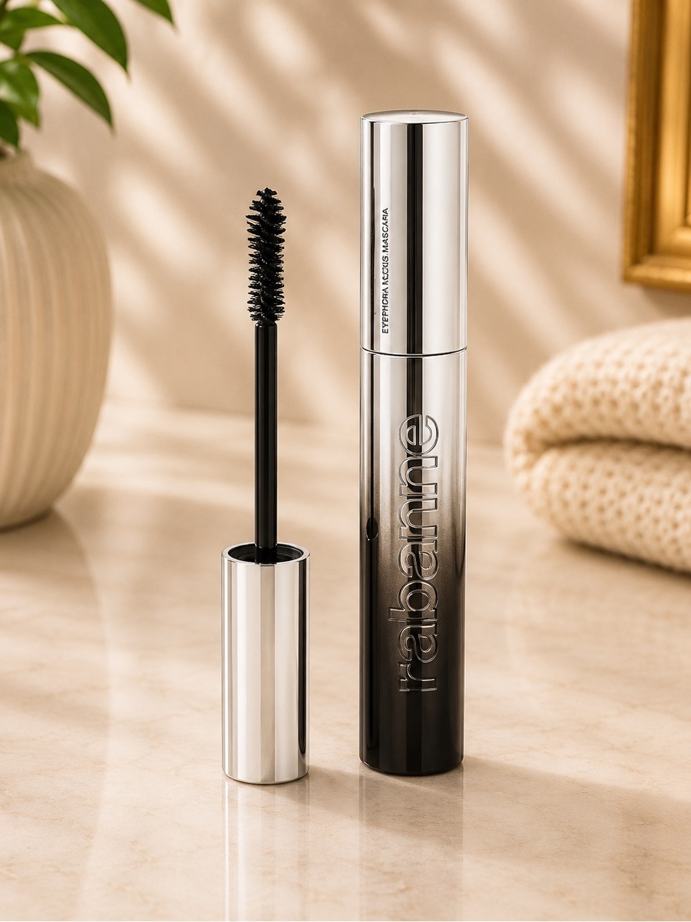 Rabanne Eyephoria Famous Mascara | 5-in-1 Volumizing Mascara | Shade: Deep Black